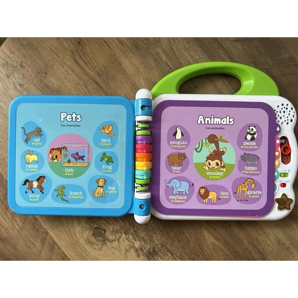 LeapFrog Learning Friends 100 Words Book English/Spanish Electronic VT24322
